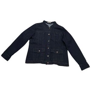 Eileen Fisher Organic Cotton Denim Jacket